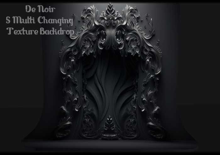 [AE] Photo Backdrop - De Noir 5-8 Multi Texture Changing Scenes