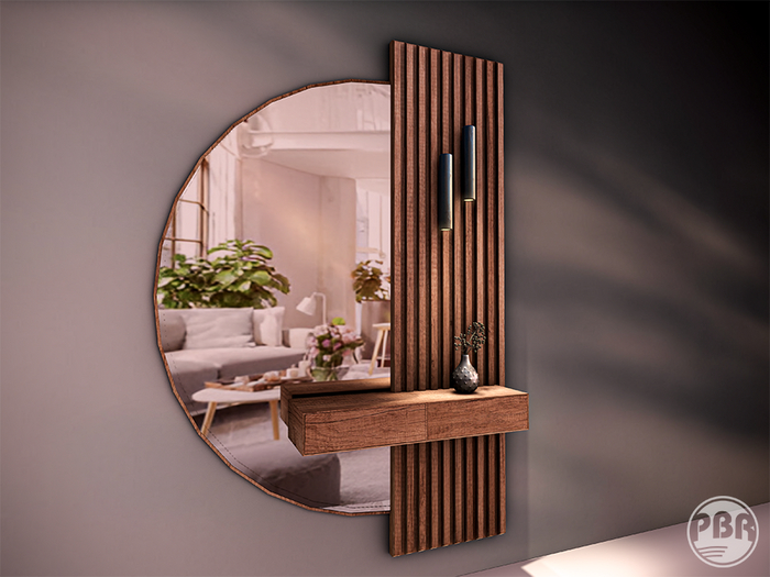 Woodness wallMirror DEMO