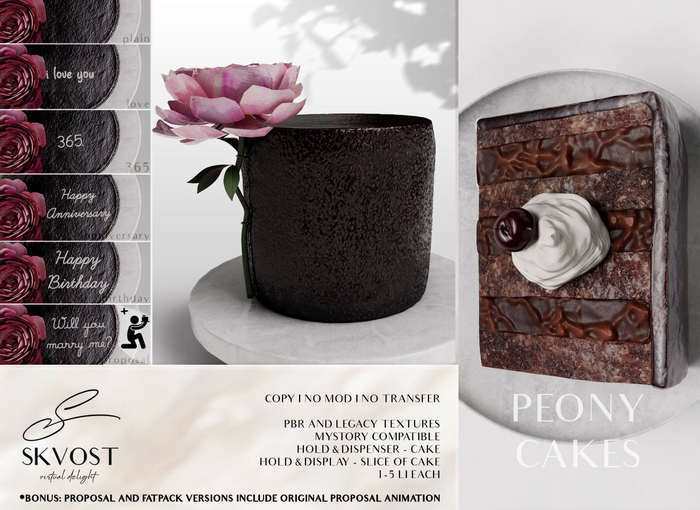 SKVOST - Peony Cakes - Fatpack