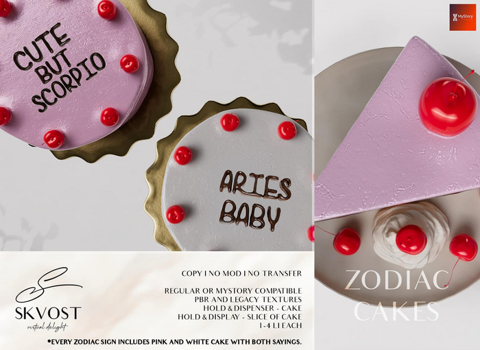 SKVOST - Zodiac Cakes - Fatpack (MyStory)