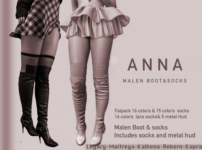 ANNA-Malen Boot & socks  Demo