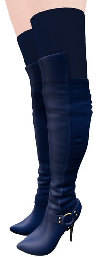 ANNA-Malen Boot & socks  Darkblue
