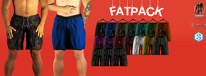 MAZA // SHORT Sport Running // FATPACK