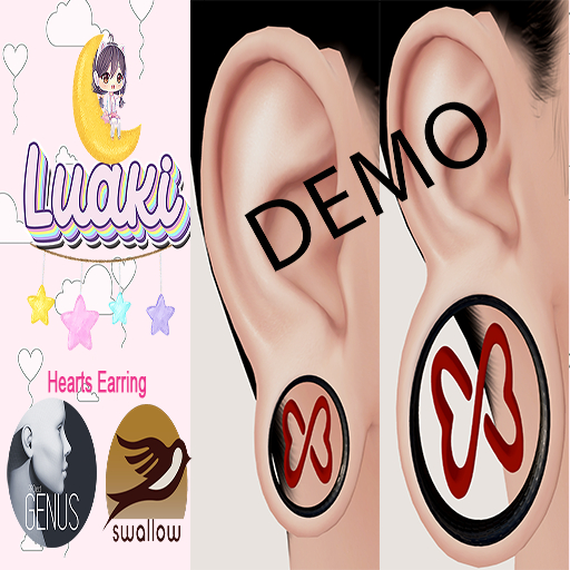 Luaki Hearts Earring DEMO