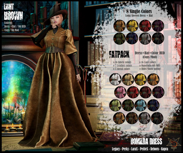 //RKS// Dress Romilda - LightBrown