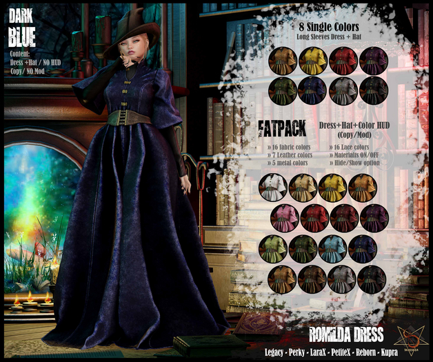 //RKS// Dress Romilda - DarkBlue
