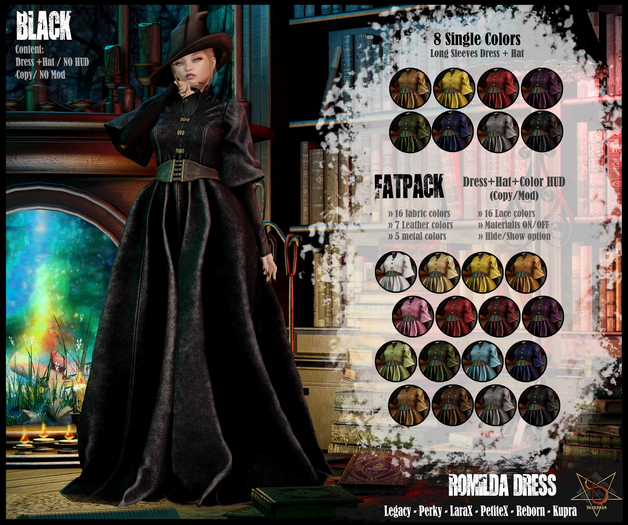 //RKS// Dress Romilda - Black