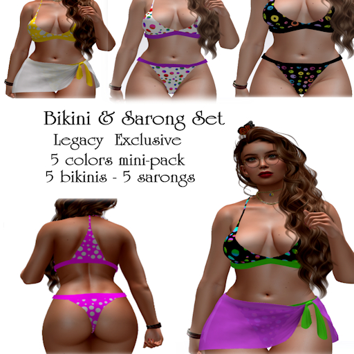 DOT CRAZY BIKINI & SARONG 