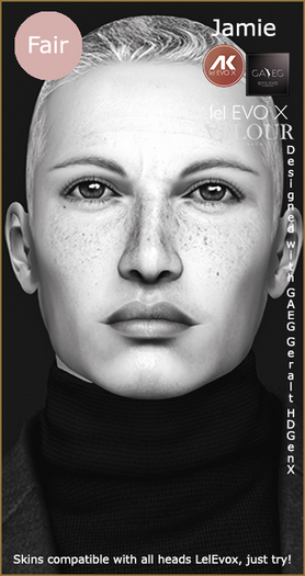 ~Meow Meow~ Demo Jamie skin head - GAEG/EVOX -Fair- box
