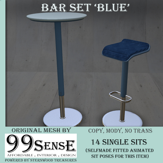 {99SensE} Bar Set 'Blue'