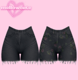 mellowcute-fae shorts-dark classic