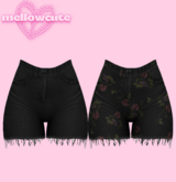 mellowcute-fae shorts-night