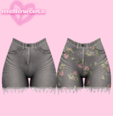 mellowcute-fae shorts-smoke