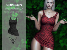 [CRIMSON] Lingerie Isabella Black
