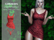[CRIMSON] Lingerie Isabella Red