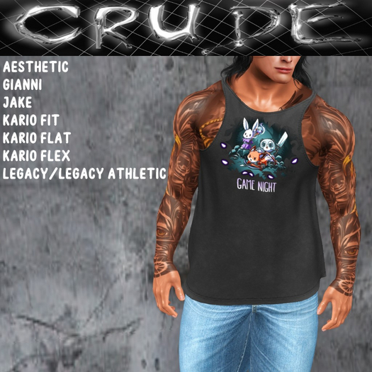 Game Night Men's Tank (MT1) <Wear Me>