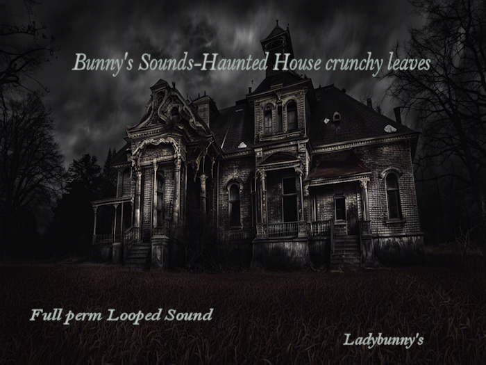 Bunny's Sounds-Haunted House crunchy leaves--Halloween Full Perm Sounds