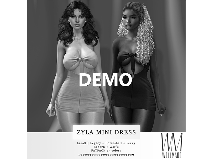 [WellMade] Zyla Mini Dress DEMO