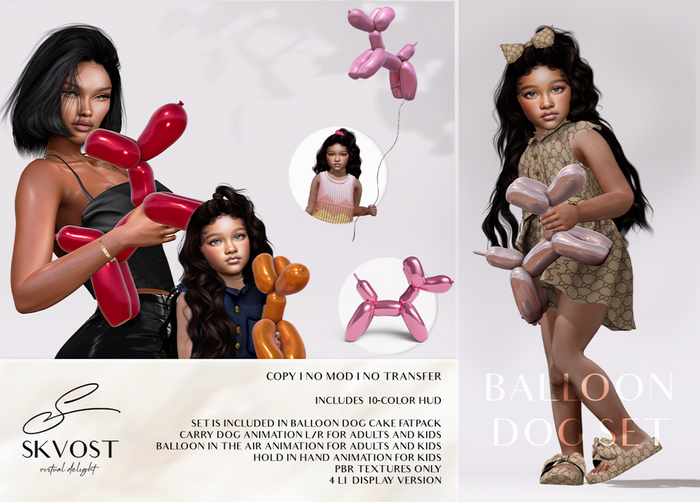 SKVOST - Balloon Dog Set