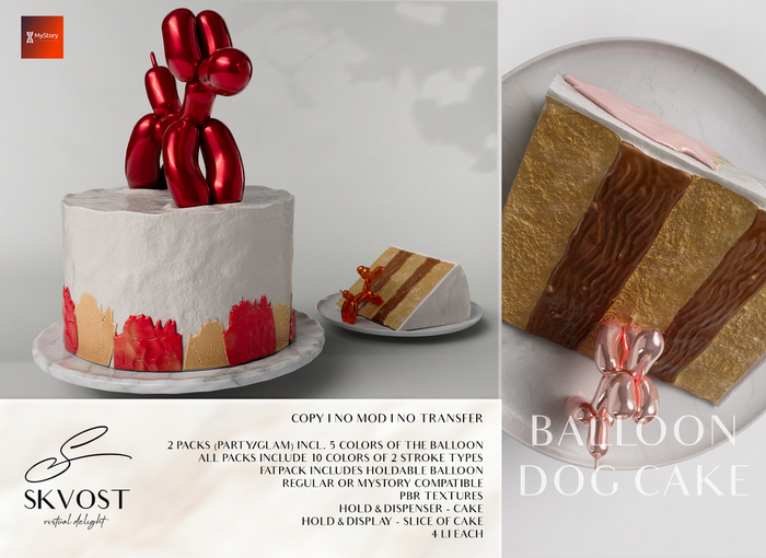 SKVOST - Balloon Dog Cake - Fatpack (MyStory)