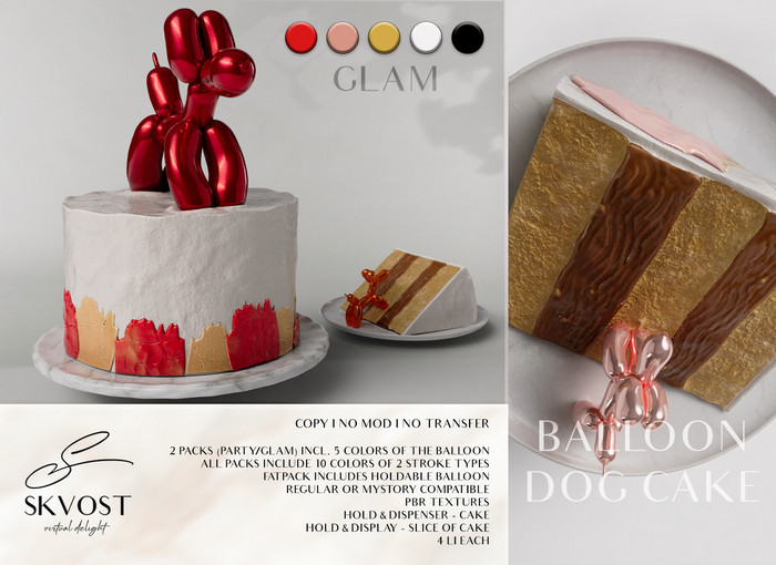 SKVOST - Balloon Dog Cake - Glam