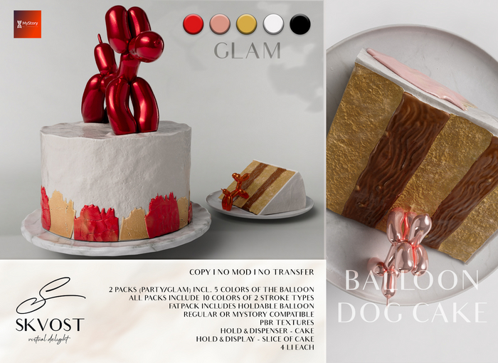 SKVOST - Balloon Dog Cake - Glam (MyStory)