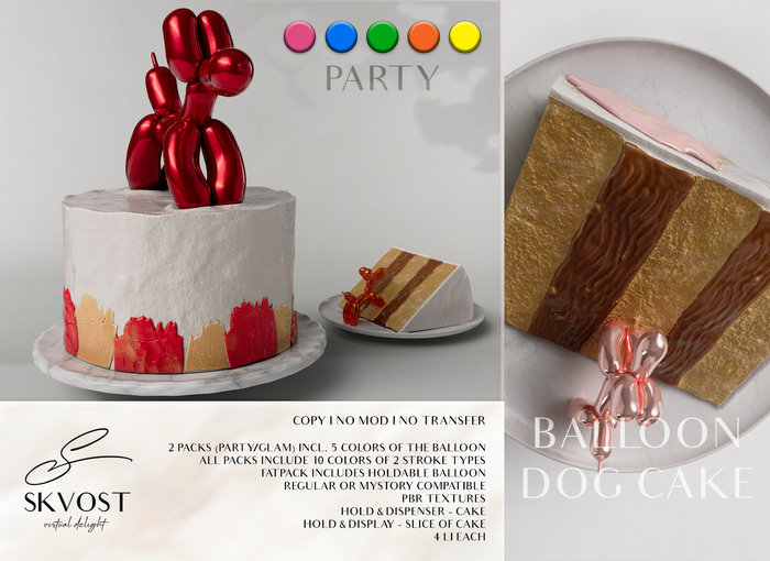 SKVOST - Balloon Dog Cake - Party