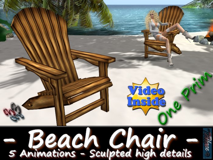 333 - Beach Chair - Sculpted - Animated
