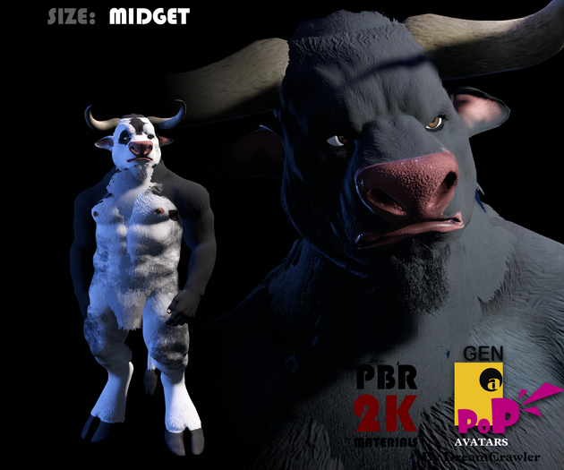 [GENaPOP] Bull (Midget)