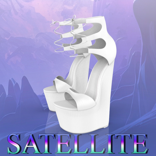 White Echo Heels KHARA