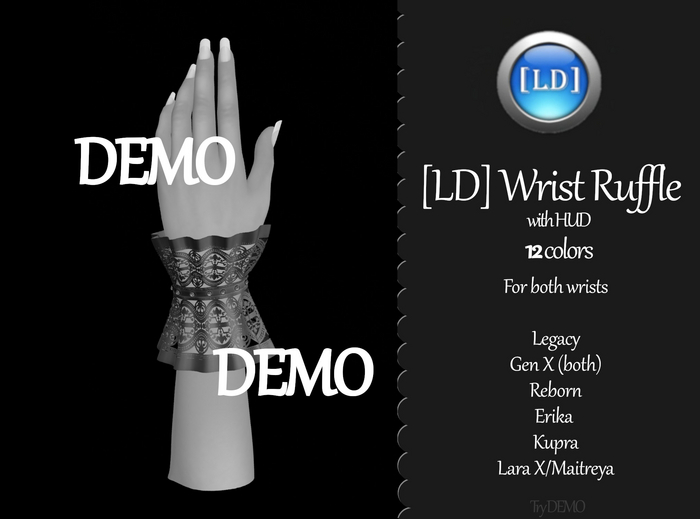 DEMO [LD] Wrist Ruffle w HUD