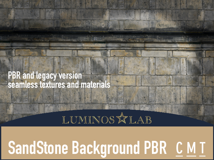 LL SandStone Background PBR Full Perm