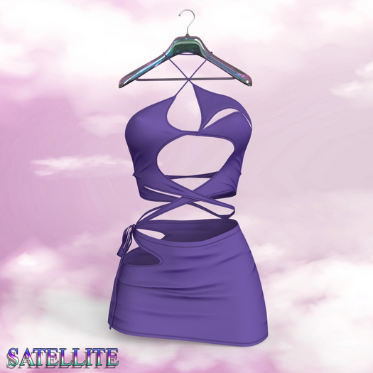 Purple Cassidy Dress Reborn