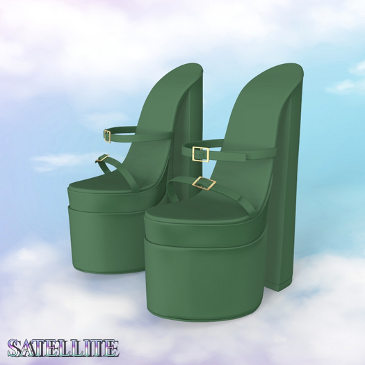 Green Nicky HEELS REBORN