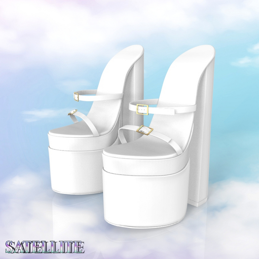 White Nicky HEELS REBORN