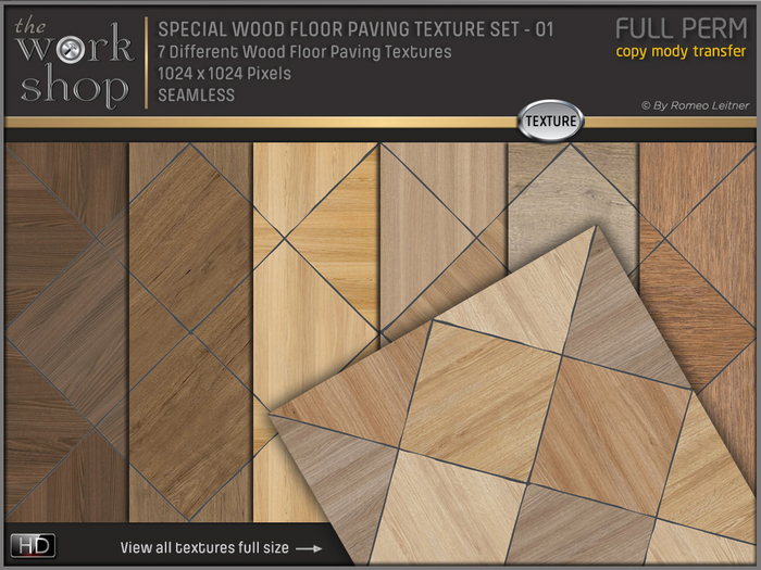 SPECIAL WOOD FLOOR PAVING TEXTURE SET - 01