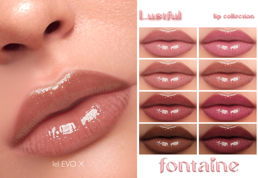 Fontaine Cosmetics - Lustful Lips Collection - DEMO