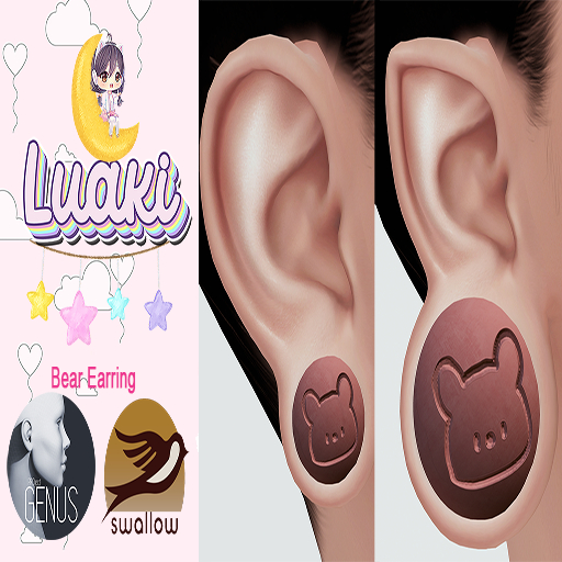 Luaki Bear Earring