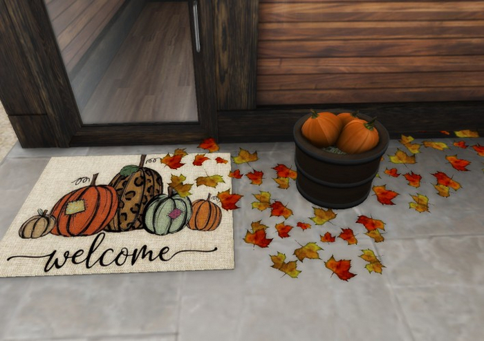[AE] Home Decor -Fall Welcome Mat Set