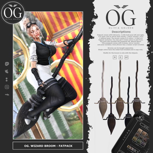 OG. Wizard Broom - FATPACK