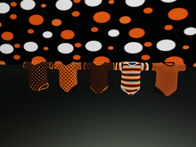 Shortcakx Halloween Onesie pk2  - LullaBeebs