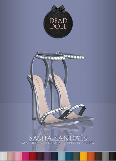 DEAD DOLL - Sasha Sandals - Fatpack DEMO