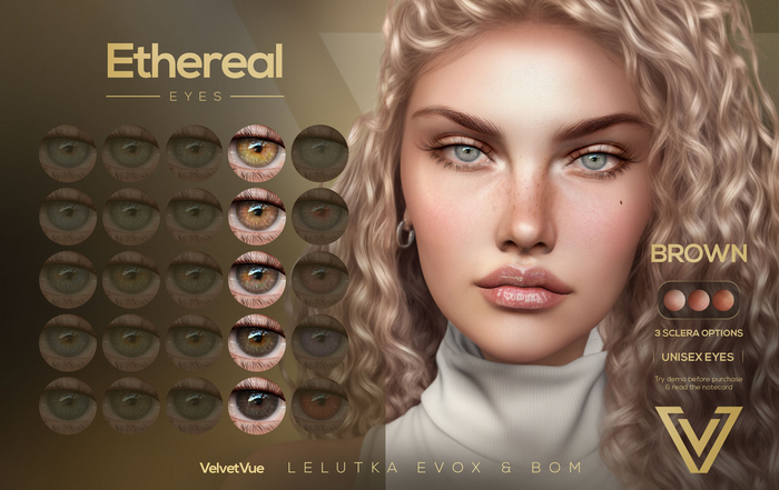 [ VelvetVue ] Ethereal Eyes :: Brown