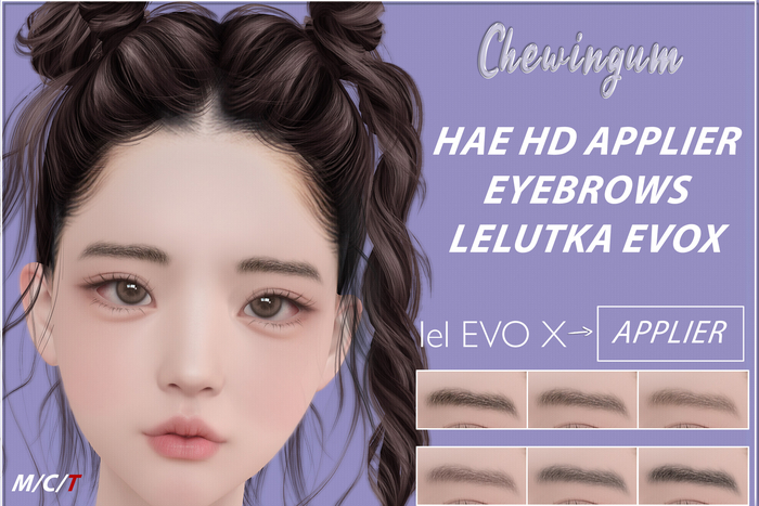 Chewingum HAE HD APPLIER EYEBROWS LELUTKA EVOX BOX