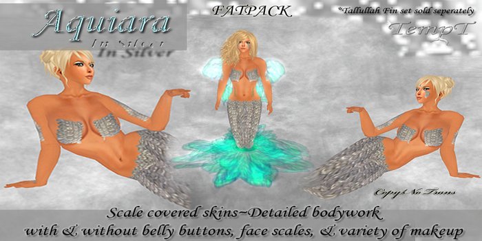 TempT~ Aquiara Skin (silver) Fatpack