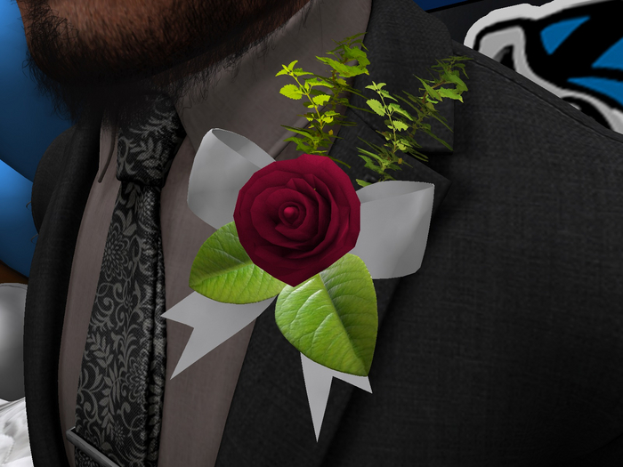 Buttonhole Corsage ~ Transfer/Modify for Gift