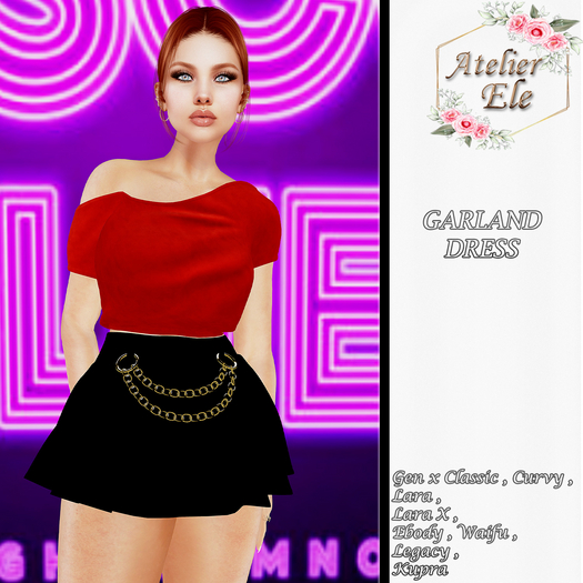 {AE}  GARLAND DRESS