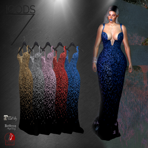 LOODS7 Yule evening dress FATPACK (add)
