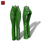 Green Latex Trousers Reborn