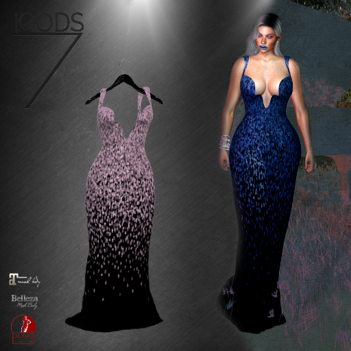 LOODS7 Yule evening dress pink (add)